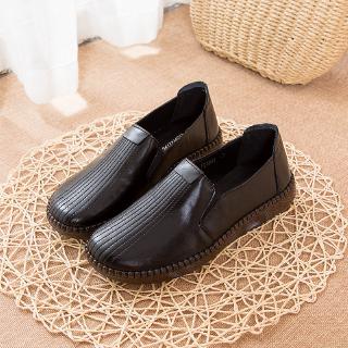 Giày Búp Bê Da Thật Đế Mềm Chống Trượt