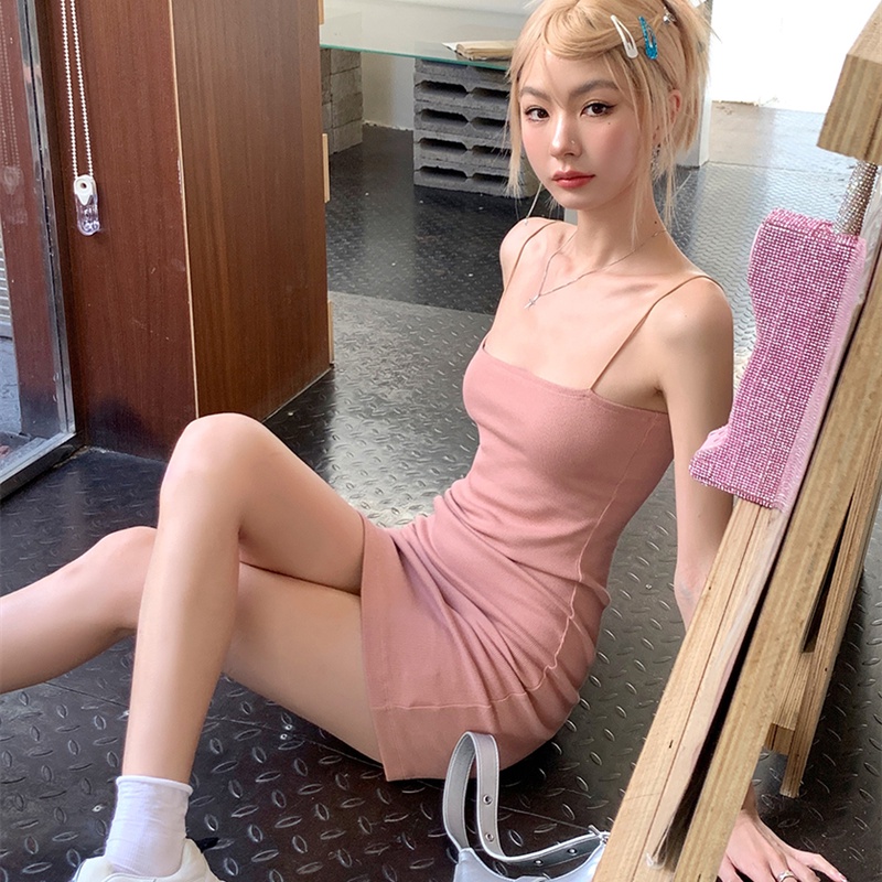 Đầm Ôm Body Hai Dây Quyến Rũ Dành Cho Nữ