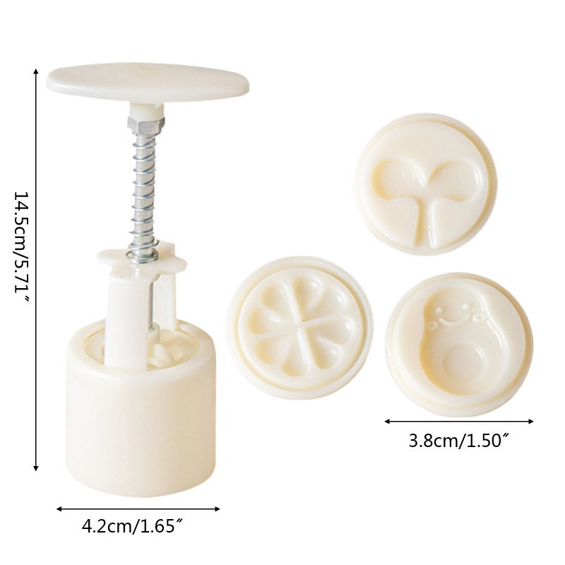 Khuôn Làm Bánh Trung Thu Hình Cỏ Bốn Lá DIY