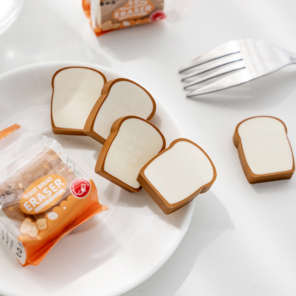 Gôm Tẩy Hình Bánh Mì Sandwich Hoạt Hình Sáng Tạo