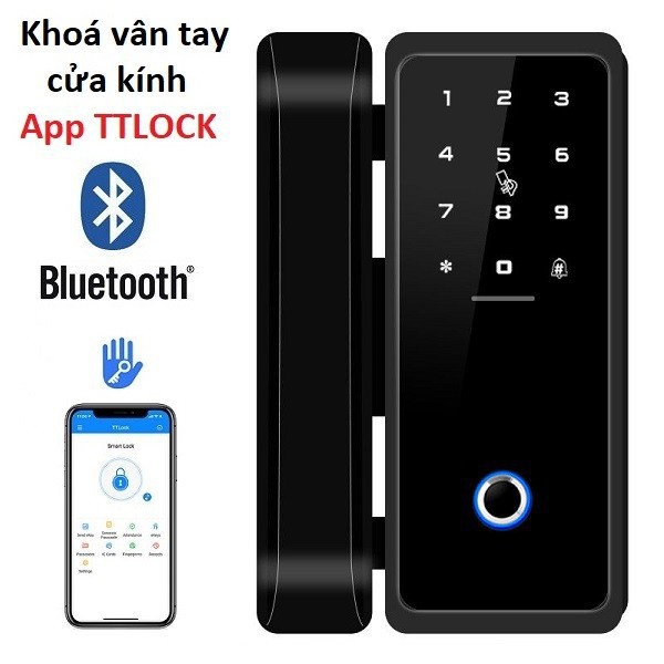 KHÓA VÂN TAY CỬA KÍNH CƯỜNG LỰC KG-CK88TT