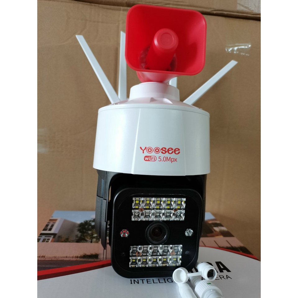 CAMERA YOOSEE 5.0 LOA SIÊU TO 20 LED SIÊU NÉT  MỚI NHẤT 2022 - CHỐNG NƯỚC TUYỆT ĐỐI - ĐÀM THOẠI 2 CHIỀU