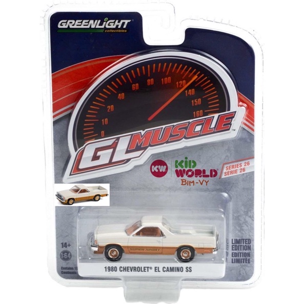 Xe mô hình GreenLight GL Muscle Series 26 Bán tải 1980 Chevrolet El Camino SS 13310-C.