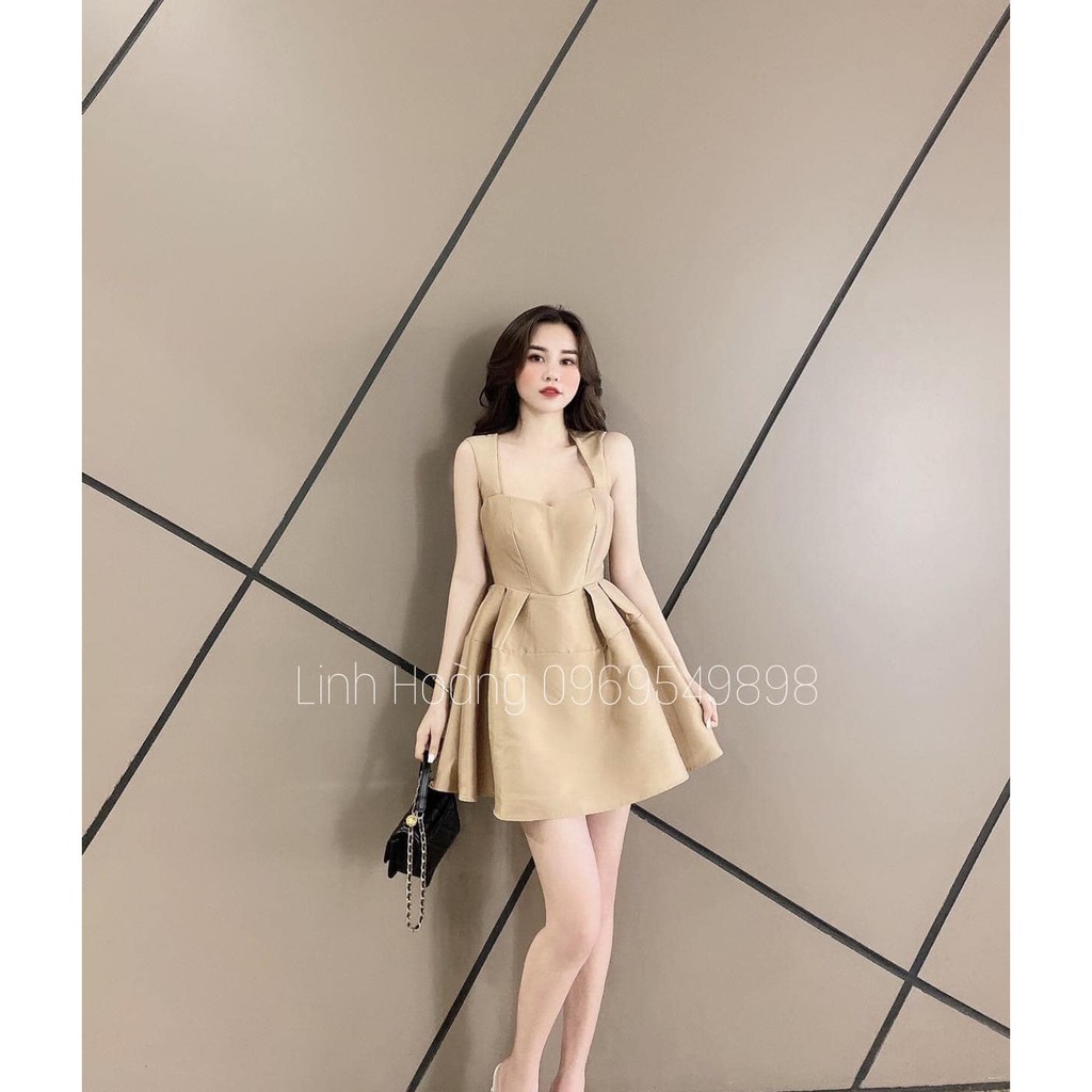 [Mã SKAMA06 giảm 8% tối đa 50K đơn 250K] VÁY 2 dây DÁNG XÒE ĐỆM NGỰC (kèm ảnh thật,video) | BigBuy360 - bigbuy360.vn