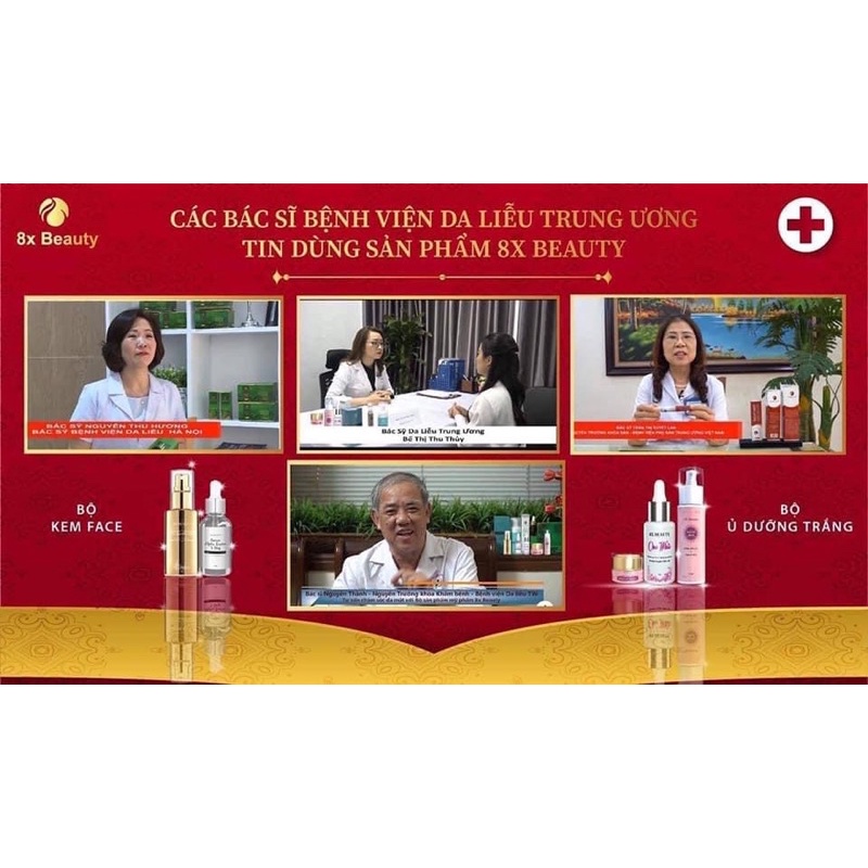KEM FACE MẪU ĐƠN PHÂN TỬ NƯỚC + SERUM KÍCH TRẮNG DATE 2025