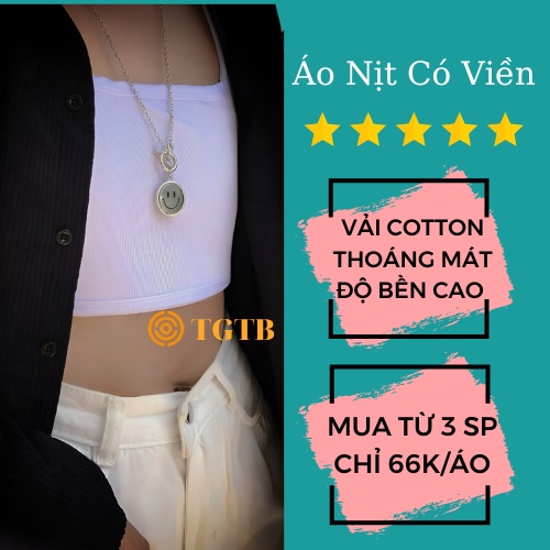 Áo Nịt Ngực Tomboy Có Viền - ( Lót Mới ) Móc Gài TGTB - Thoáng mát Dành Cho Tomboy Sb Trans