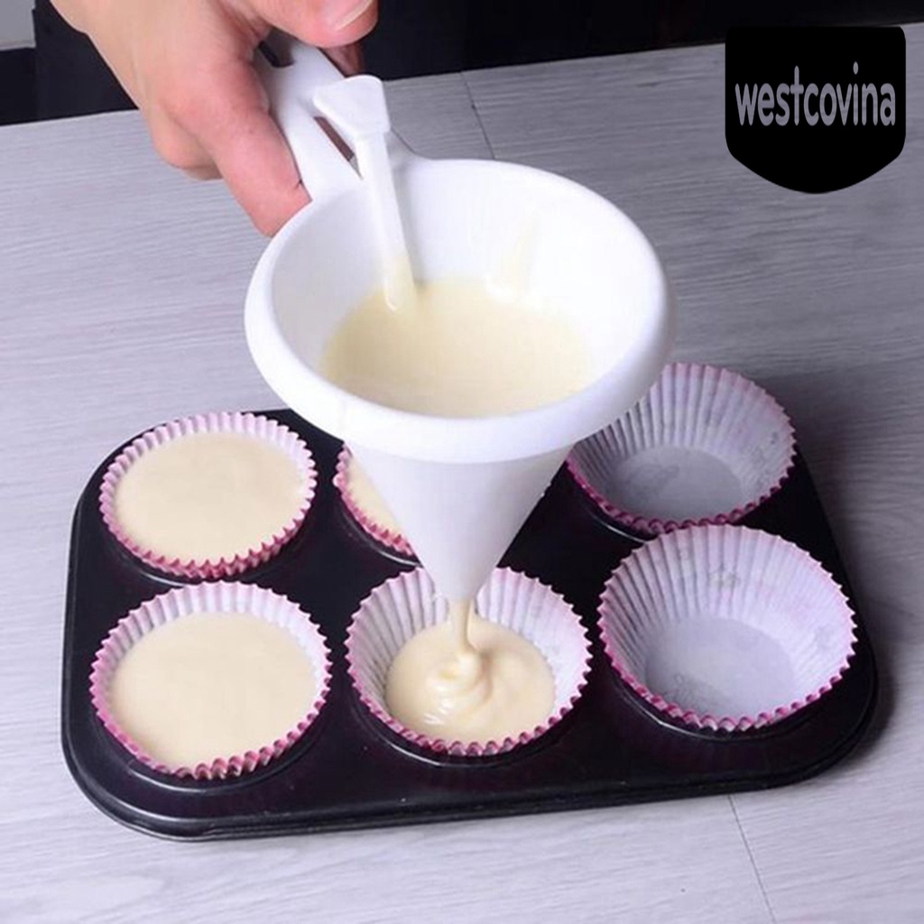 [Hot]☀ Phễu Nhựa Chống Dính Cầm Tay Tiện Lợi Dành Cho Làm Bánh Cupcake
