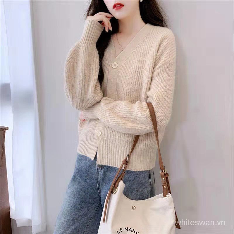 Áo Khoác Cardigan Ngắn Dáng Rộng Thời Trang Mùa Thu 2021s Cho Nữ | BigBuy360 - bigbuy360.vn