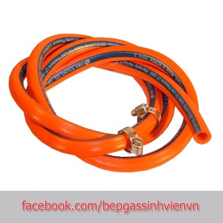 Dây dẫn gas lõi thép dài 1,5m + 2 đai khóa dây