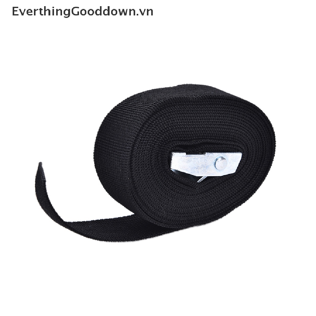 Everthinggooddown Dây Đai Buộc Túi Hành Lý Bằng Nylon Có Khóa Kim Loại