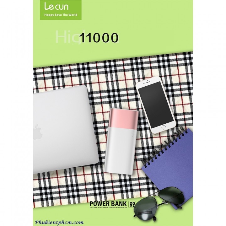 Pin Sạc dự phòng hiệu Lecun 11.000 mAh mẫu R9