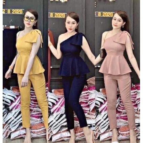 SET BỘ THỜI TRANG TRỄ VAI SIÊU DỄ THƯƠNG