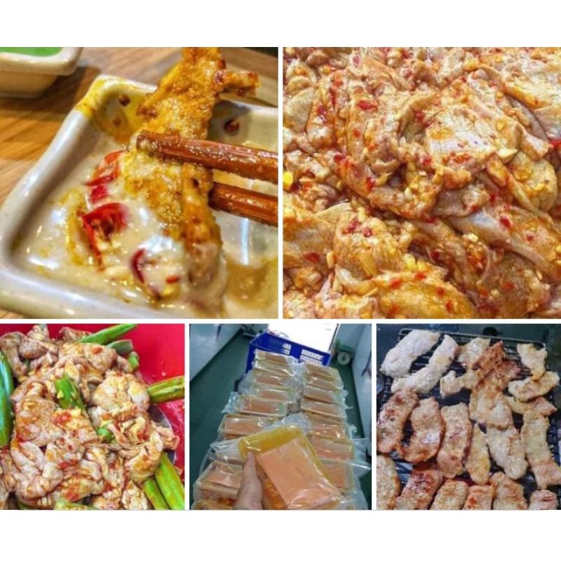 Vú heo ướp sẵn. 500g kèm chao.