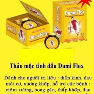Tinh dầu xoa bóp thảo mộc thiên nhiên dumi flex