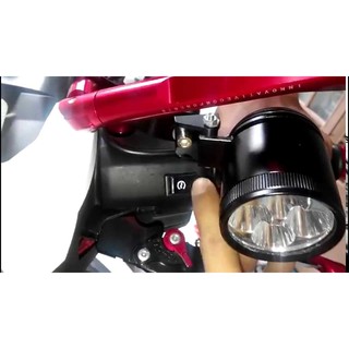 Đèn trợ sáng xe máy đi phượt L4