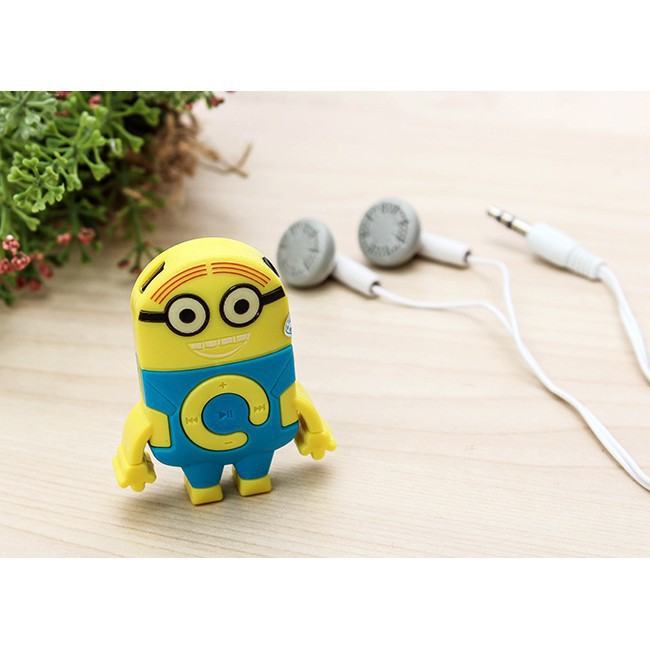  Máy nghe nhạc MP3 Minion siêu đẹp + Tặng đèn Led siêu sáng (Giao màu ngẫu nhiên) shop thanh  Rbỏ sỉ