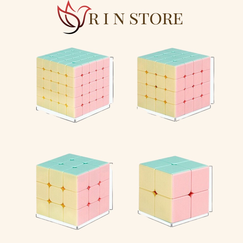 Rubik 3x3Cực Chất, Moyu Meilong 3 MFJS Rubic 3 Tầng Stickerless