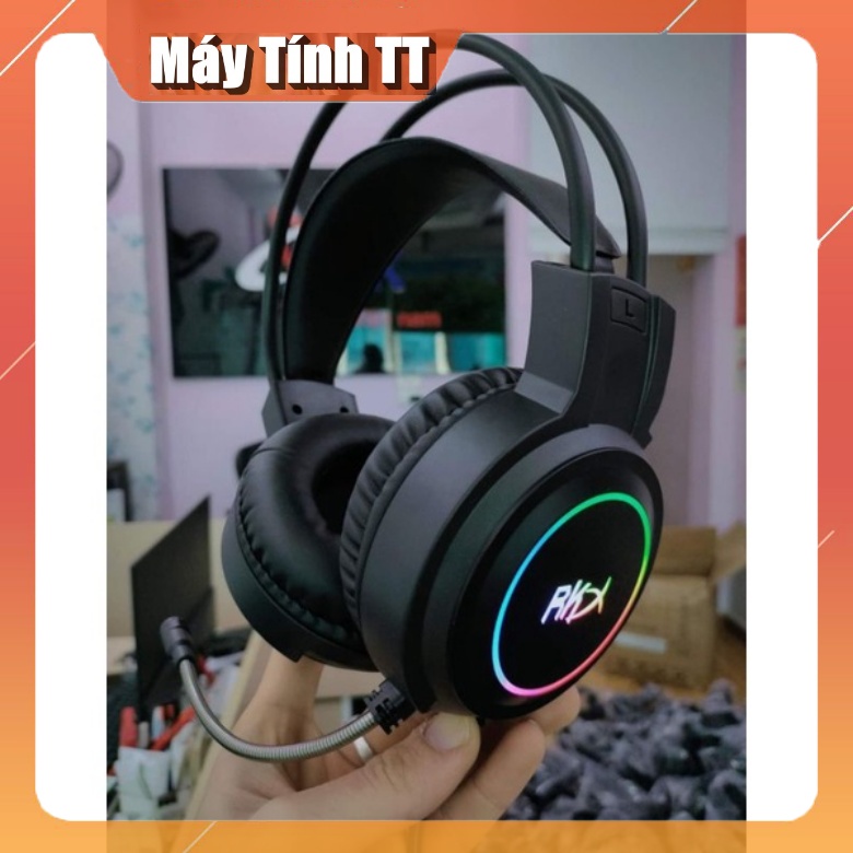 Tai nghe chụp tai có Mic chuyên Game Royal RKX âm thanh 7.1 Jack cắm USB - Bảo hành 12 tháng chính hãng - Máy Tính TT