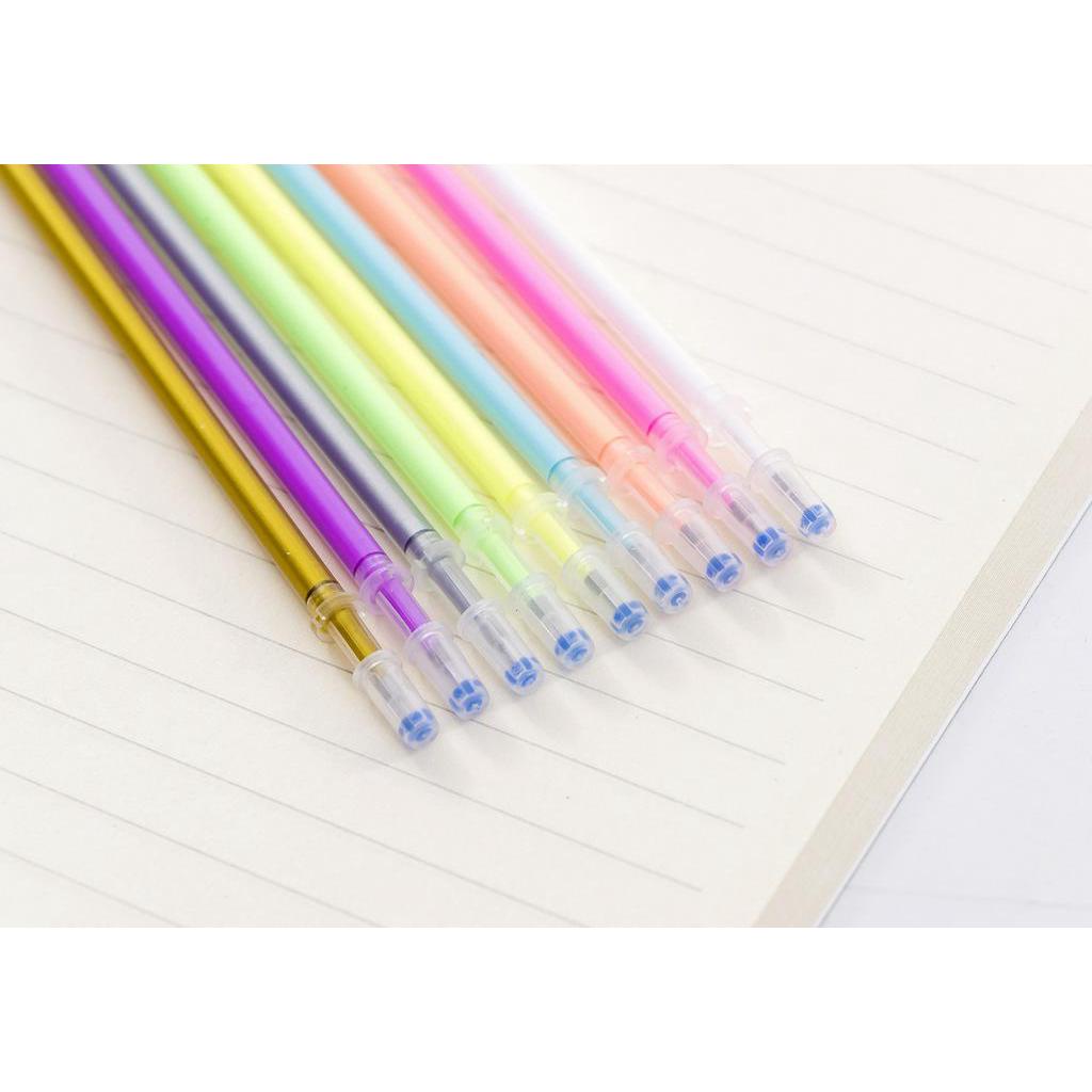 Ngòi Bút Mực Nước Nhiều Màu_KT đầu 0.5mm, chiều dài 13cm, nguồn hàng giá sỉ NATO NB02