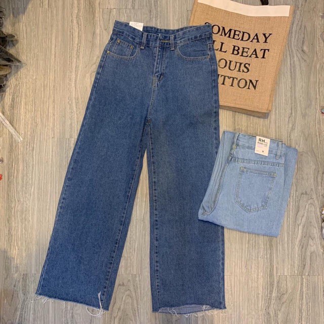 QUẦN JEANS ỐNG RỘNG LƯNG SIÊU CAO❤️Tặng Quà VIP❤️Ưu Đãi Lớn-Hôm Nay - Đẹp, Phong cách trẻ trung,sang trọng