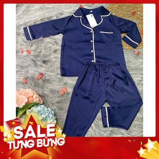 Bộ pizama lụa cao cấp cho bé trai và gái - Hàng VNXK