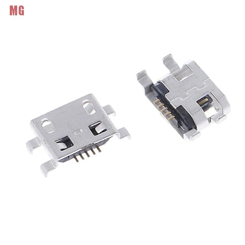 Set 10 Cổng Sạc Usb Loại B Micro Usb 5 Pin Female