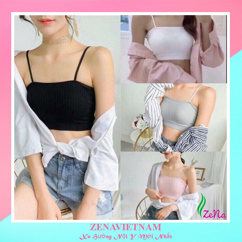 Áo Bra Thun Tăm 2 Dây mã 809 ZENA035 | BigBuy360 - bigbuy360.vn