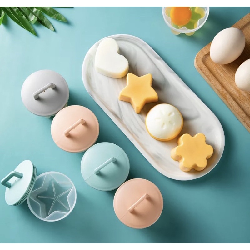 Khuôn hấp hình thú/ hình tim hoa làm bánh cho bé ăn dặm