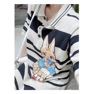 Váy len polo Thỏ - Be - Freesize ( 6590 )
