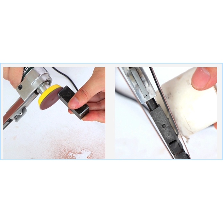 Dụng cụ máy khoan mài dây đai cầm tay mini đa năng handheld small electric belt polishing Longxiang
