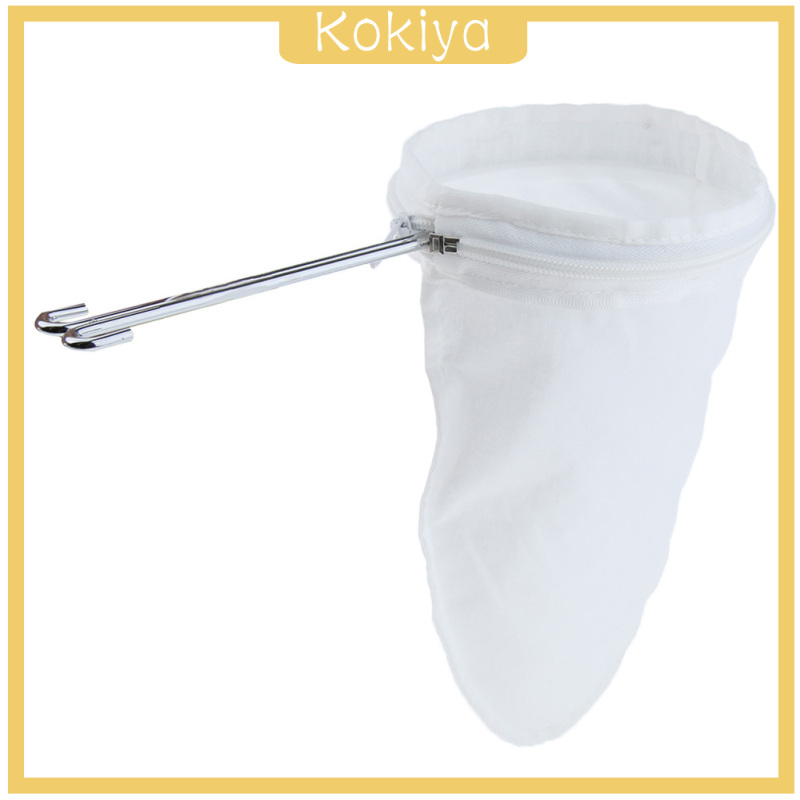 [KOKIYA]Large Reusable Nut Milk Bag Almond   Pulp Strainer Jelly Cheese Sprouts