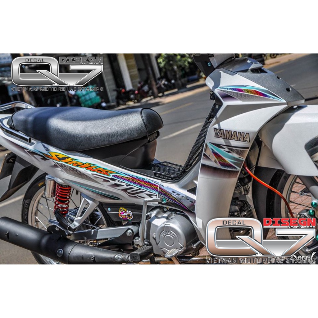 Tem Rời Sirius 110 trắng - 7 màu