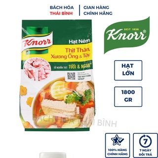 Hạt Nêm Knorr Thịt Thăn, Xương Ống và Tủy Bổ Sung Vitamin A bịch lớn 1,8kg