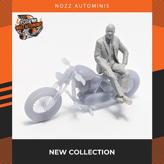 Mô hình xe mô tô Harley Davidson Chopper tỉ lệ 1:64