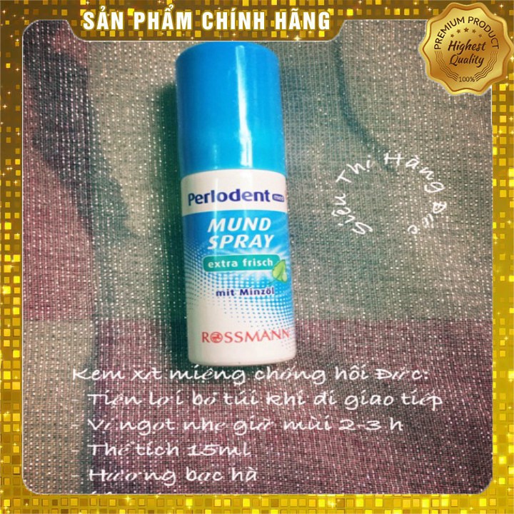 Xịt thơm miệng Đức
