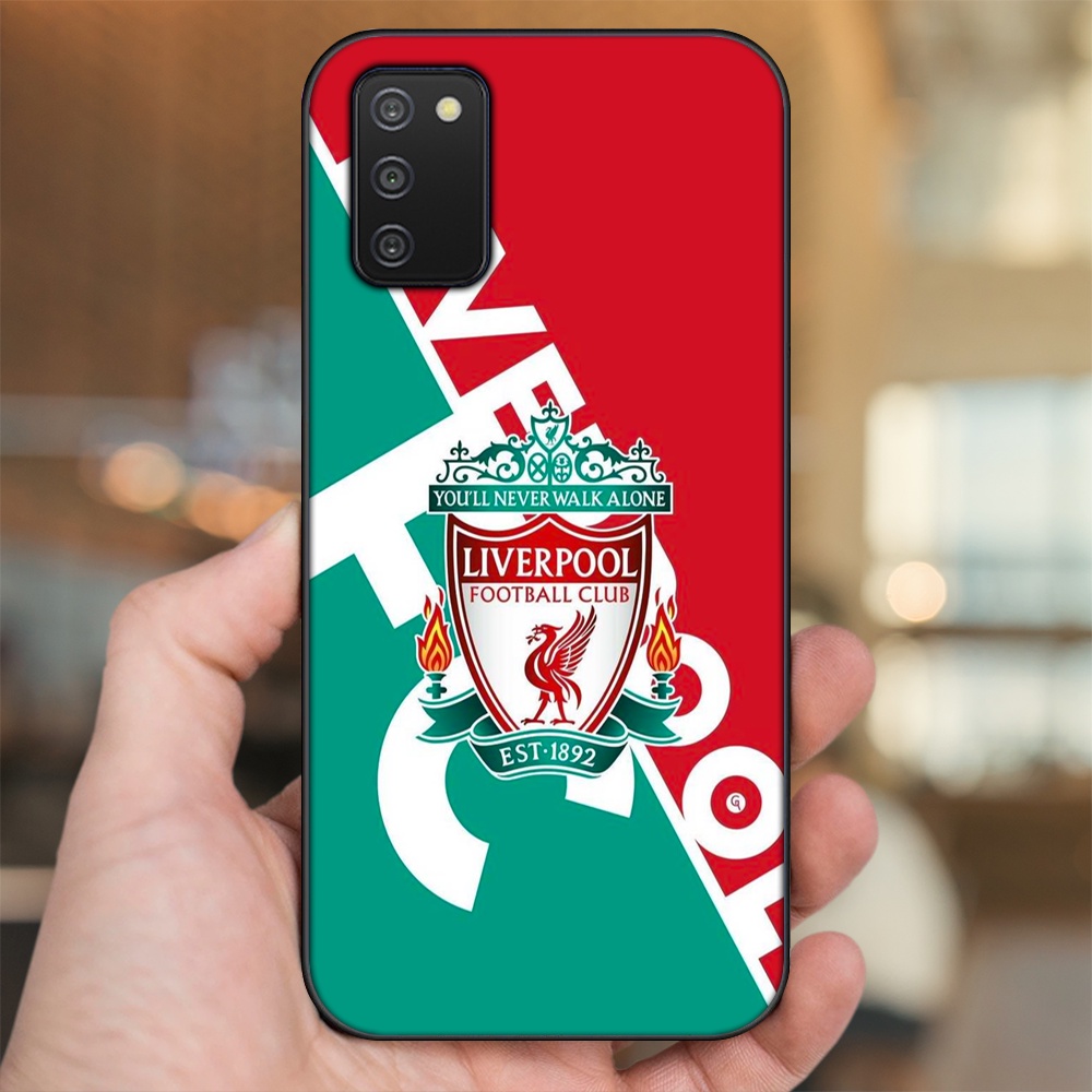 Ốp lưng Samsung A03S viền đen in hình Liverpool FC