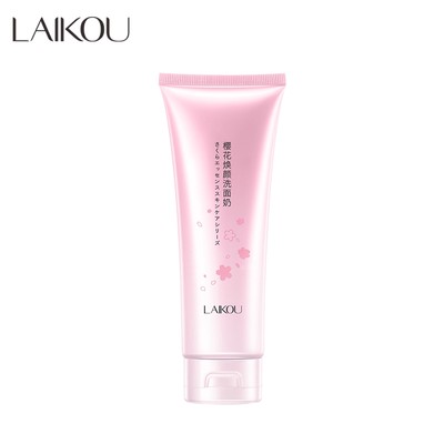 Sữa Rửa Mặt LAIKOU Hoa Anh Đào Làm Sạch Sâu Da Mặt 100g
