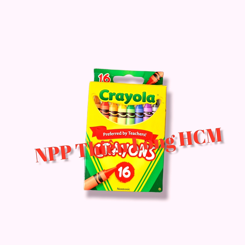 Bộ 16 sáp màu Crayola CRAYON 16 COLORS (Hàng Nhập Khẩu)