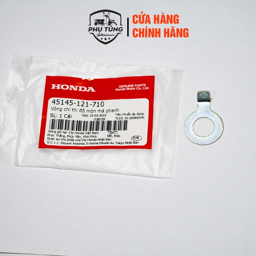 Vòng chỉ thị độ mòn má phanh - Honda Việt Nam