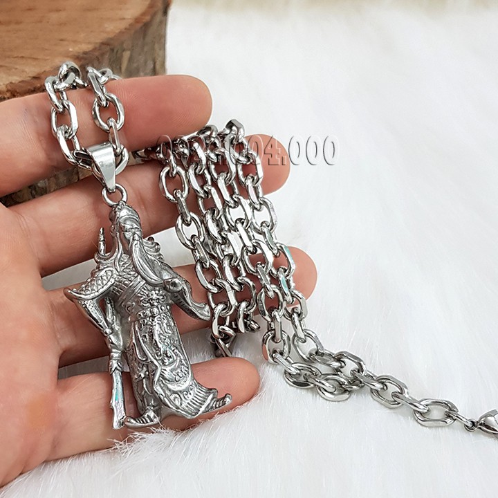 Dây chuyền nam mặt tượng quang công