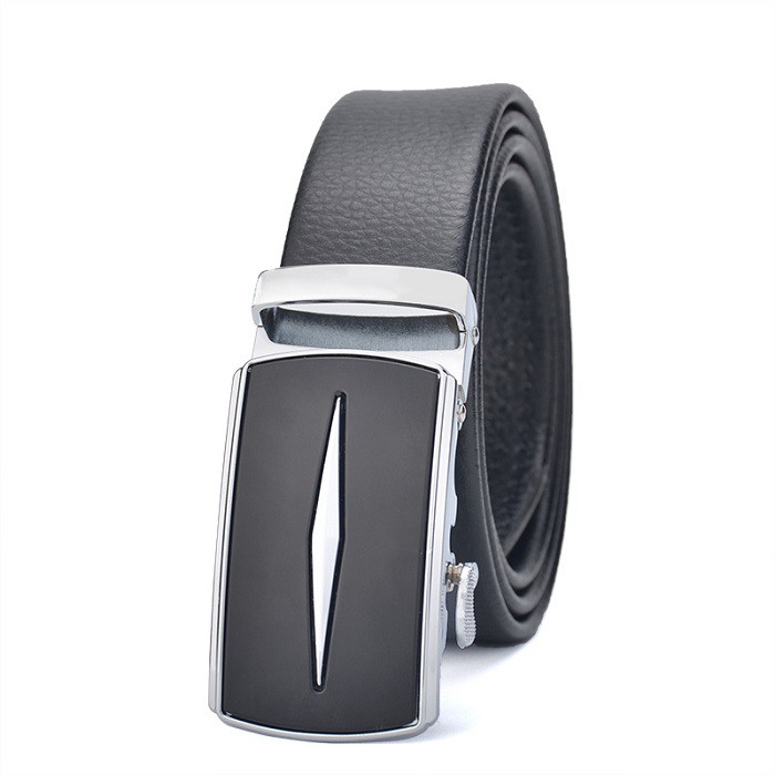 [Thắt Lưng] Thắt Lưng Da Nam Khóa Tự Động Dây Nịt Nam Da Bò 100% Chính Hãng Baellerry Mạ Vàng Bạc Nam Tính GG-1000