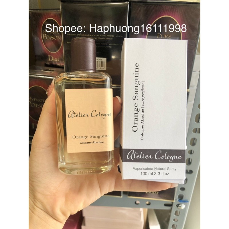 Nước hoa Atelier Cologne Orange Sanguine by Atelier
