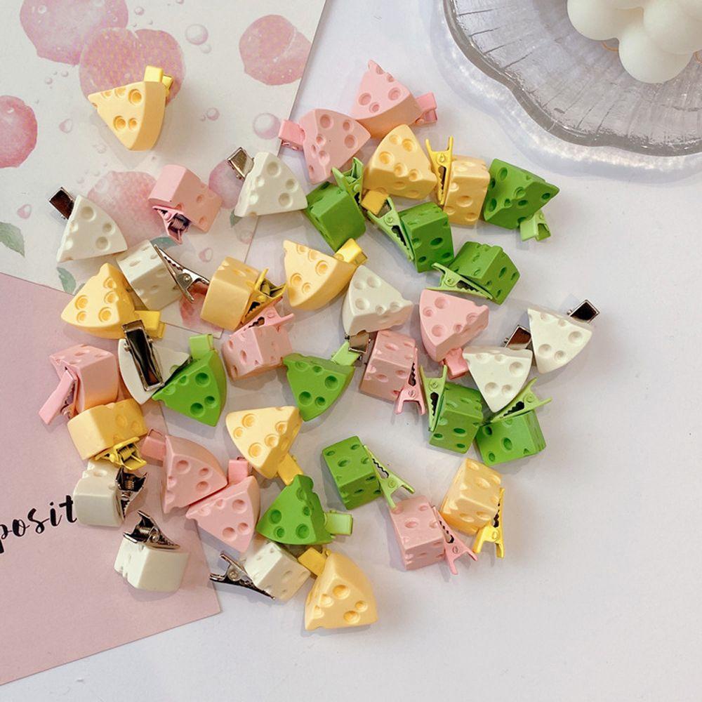 Kẹp Tóc Hình Phô Mai Mini Xinh Xắn Cho Bé Gái