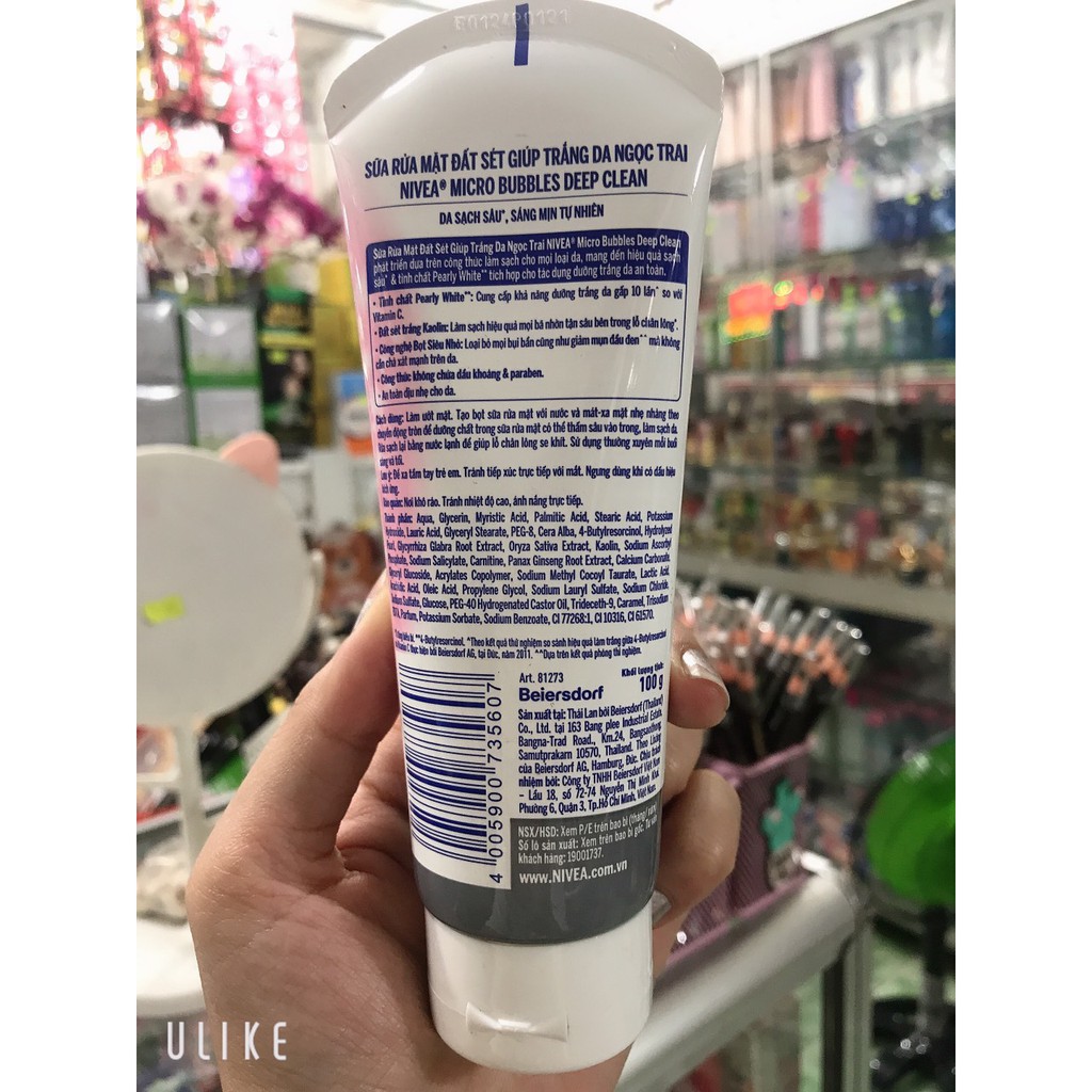 sữa rửa mặt NIVEA nữ 100ml [ chuẩn hàng cty 100%]
