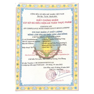 Trà xanh Rồng Vàng 75g