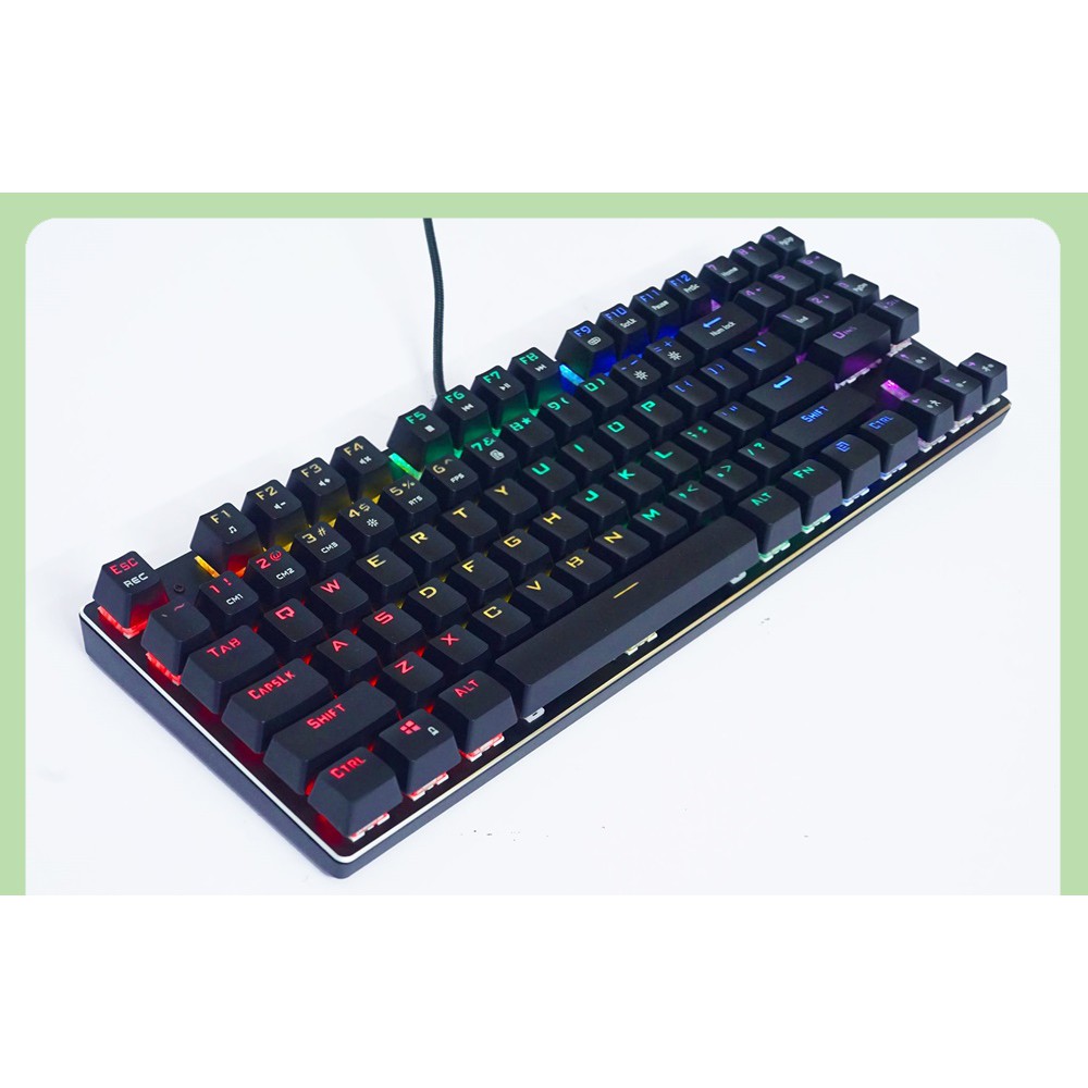 BÀN PHÍM CƠ ZERO METOO Z56 LED RAINBOW (TKL CÓ NUMBLOCK)