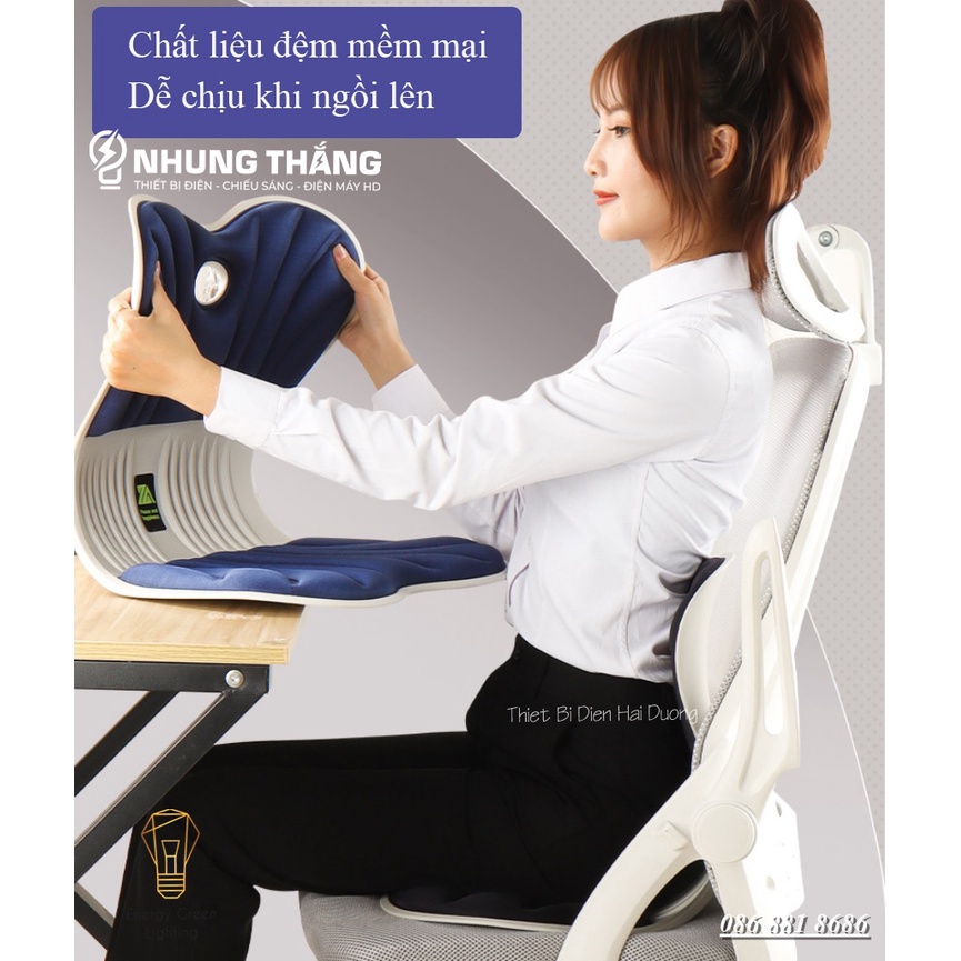 Ghế Chỉnh Dáng Ngồi Đúng - Chỉnh Eo,Chống Gù Lưng - Bảo Vệ Cột Sống - Phù Hợp Mọi Đối Tượng - Bảo Hành 1 Năm