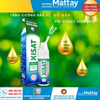 Xisat Xanh Lá  - Sát Khuẩn, Phòng Ngừa Sổ Mũi, Ngạt Mũi ( Dùng Cho Trẻ Em Trên 6 Tuổi Và Người Lớn )