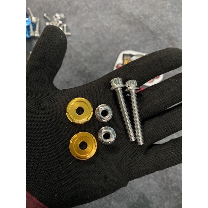Bộ Ốc Sỏ Gác Chân inox Salaya Các Dòng Xe Honda