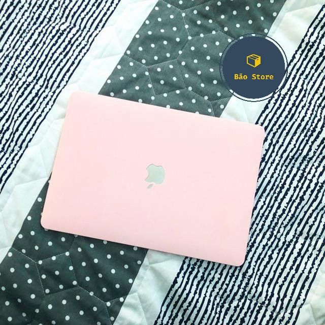 [ TẶNG MIẾNG DÁN MÀN HÌNH VÀ NÚT CHỐNG BỤI ] Ốp MacBook & Phủ Phím MacBook Màu Hồng Full Đời Máy | BigBuy360 - bigbuy360.vn